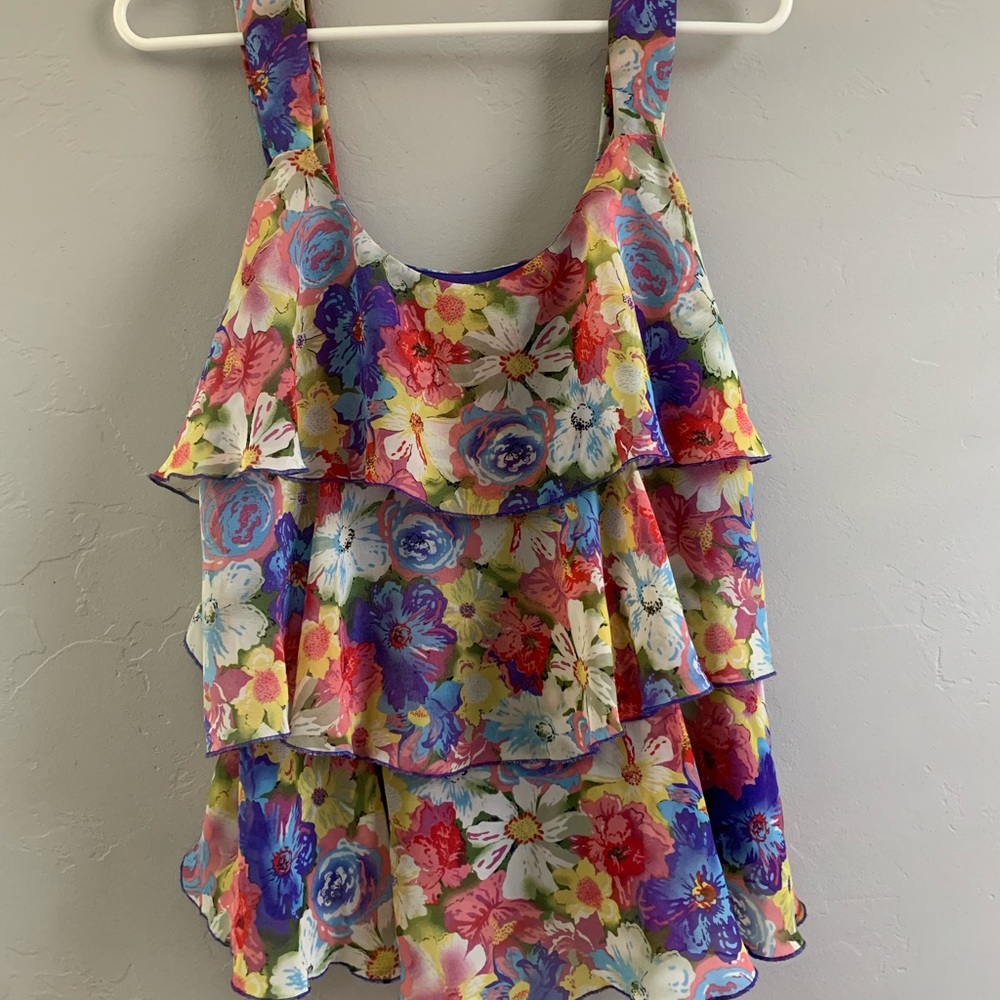 Forever 21 floral print blouse